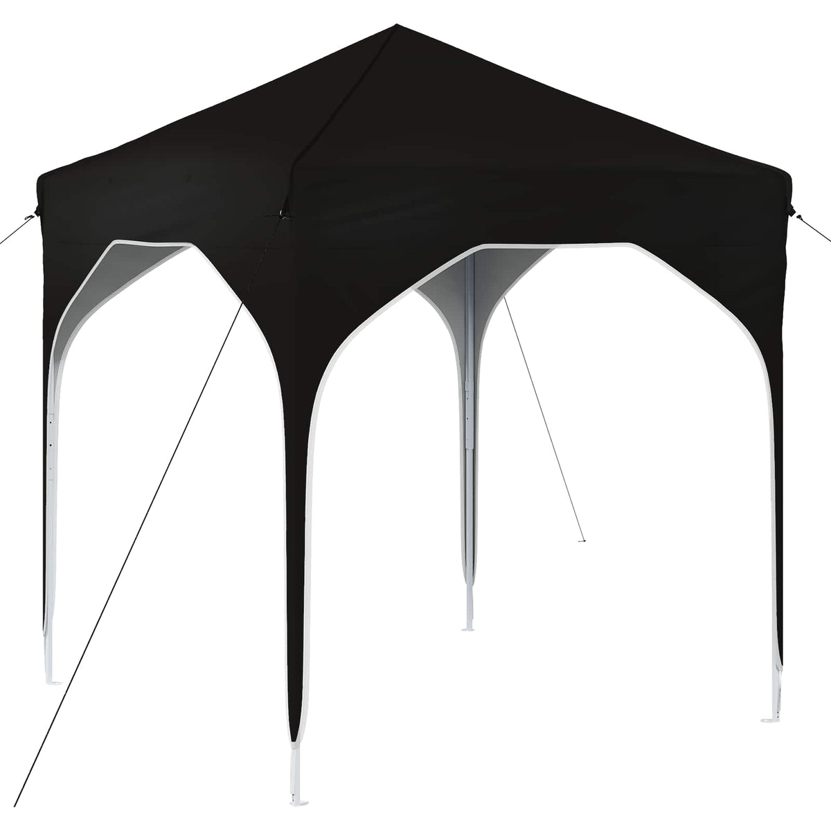Pop-up Festtelt 194 x 194 x 245 cm Sort