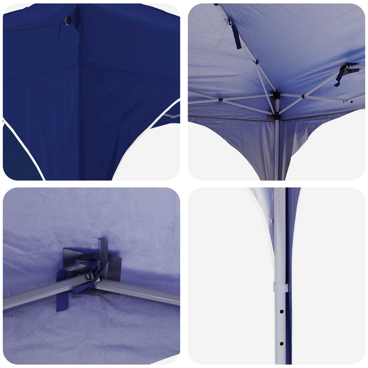 Pop-up Festtelt 192 x 192 x 245 cm Blå