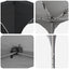 Pop-up Festtelt 192 x 192 x 245 cm Antracit