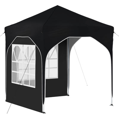 Pop-up Festtelt 192 x 192 x 245 cm Antracit