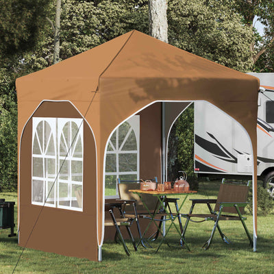 Pop-up Festtelt 192 x 192 x 245 cm Beige