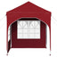 Pop-up Festtelt 192 x 192 x 245 cm Bordeaux