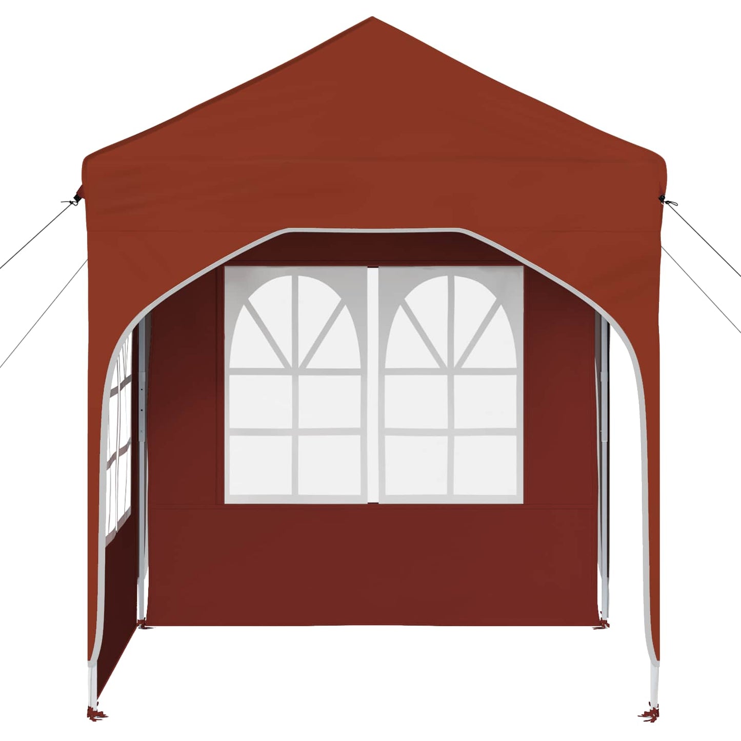 Pop-up Festtelt 192 x 192 x 245 cm Terrakotta