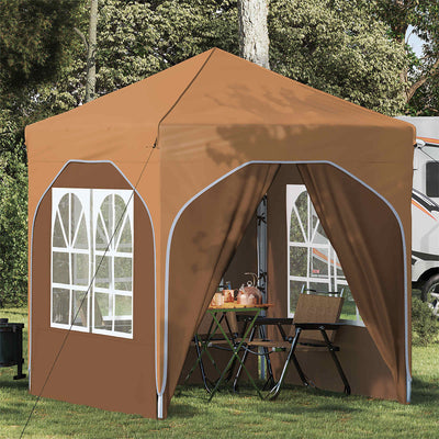 Pop-up Festtelt 192 x 192 x 245 cm Beige