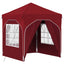 Pop-up Festtelt 192 x 192 x 245 cm Bordeaux