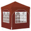 Pop-up Festtelt 192 x 192 x 245 cm Terrakotta