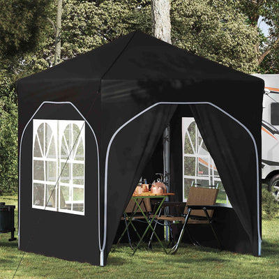 Pop-up Festtelt 192 x 192 x 245 cm Sort