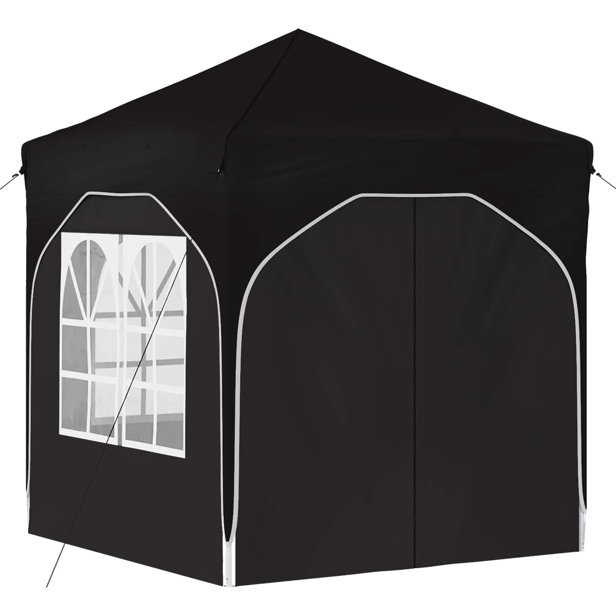 Pop-up Festtelt 192 x 192 x 245 cm Sort