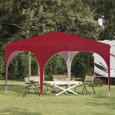 Pop-up Festtelt 290 x 290 x 245 cm Bordeaux