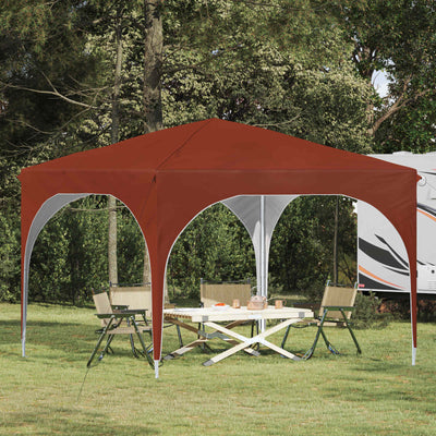 Pop-up Festtelt 290 x 290 x 245 cm Terrakotta
