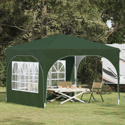 Pop-up Festtelt 290 x 290 x 245 cm Grøn