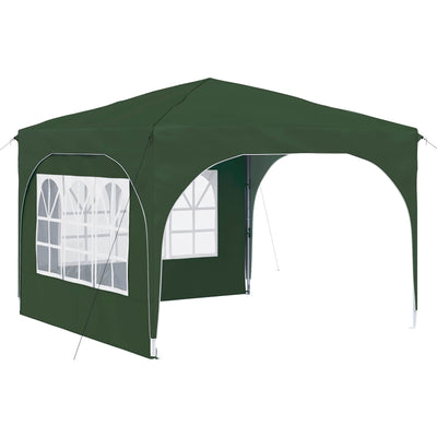 Pop-up Festtelt 290 x 290 x 245 cm Grøn