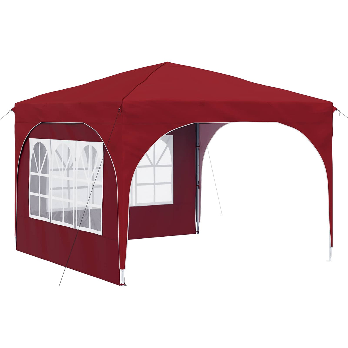 Pop-up Festtelt 290 x 290 x 245 cm Bordeaux