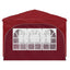 Pop-up Festtelt 290 x 290 x 245 cm Bordeaux