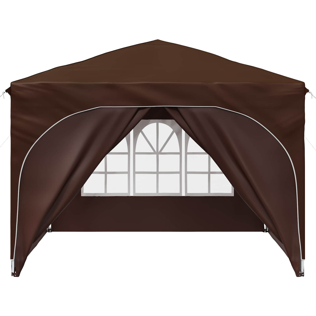 Pop-up Festtelt 290 x 290 x 245 cm Brun