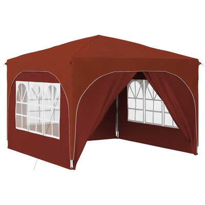 Pop-up Festtelt 290 x 290 x 245 cm Terrakotta