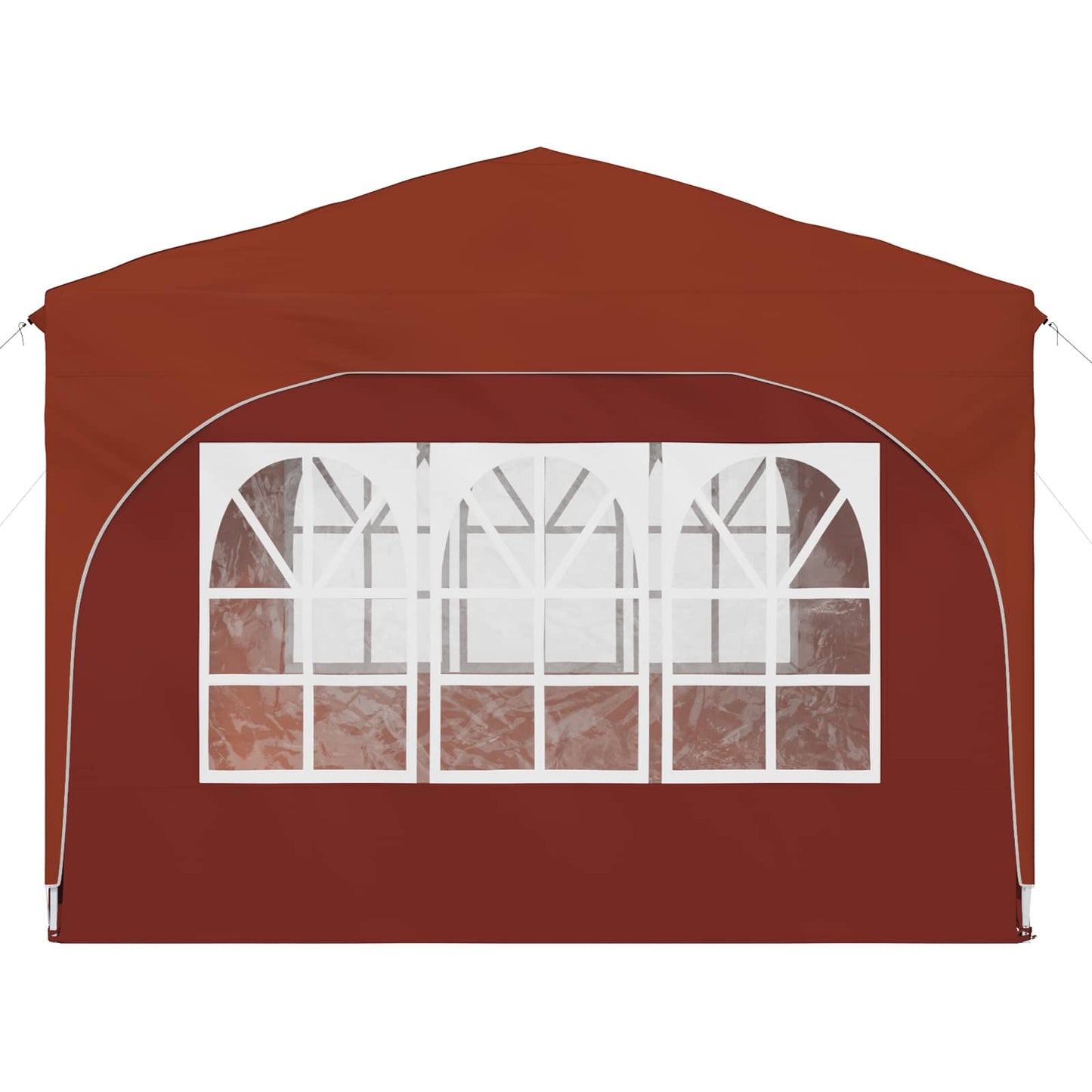 Pop-up Festtelt 290 x 290 x 245 cm Terrakotta