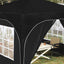 Pop-up Festtelt 290 x 290 x 245 cm Sort