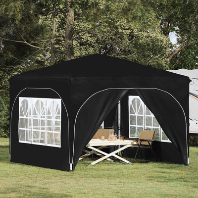 Pop-up Festtelt 290 x 290 x 245 cm Sort