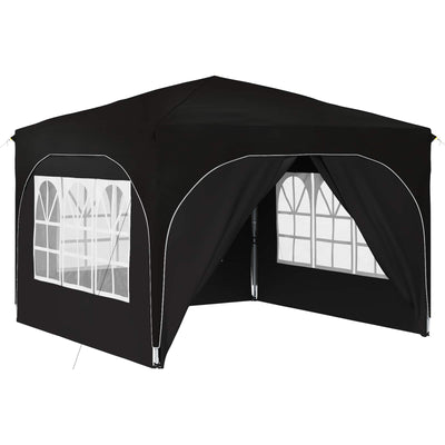 Pop-up Festtelt 290 x 290 x 245 cm Sort