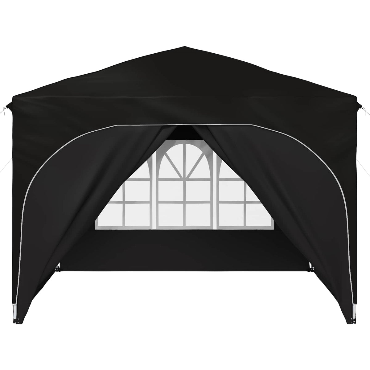Pop-up Festtelt 290 x 290 x 245 cm Sort