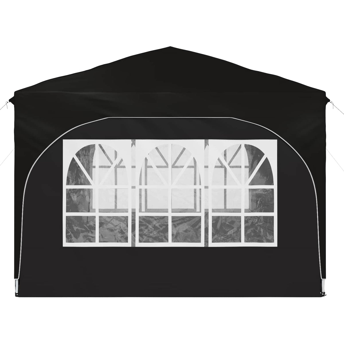 Pop-up Festtelt 290 x 290 x 245 cm Sort