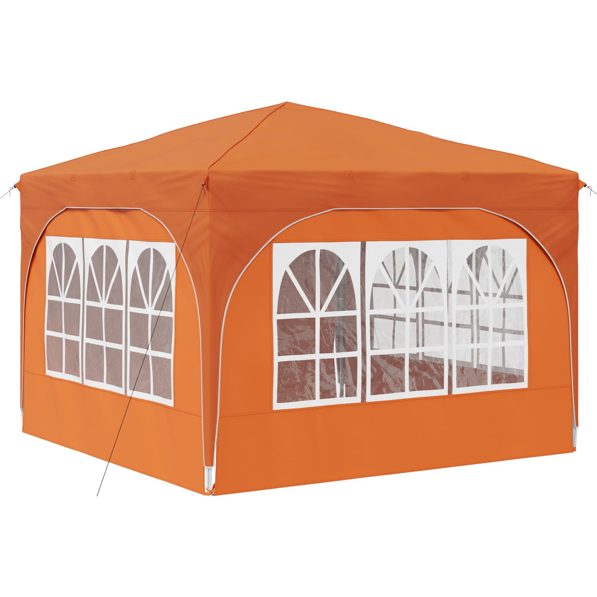 Pop-up Festtelt 290 x 290 x 245 cm Orange
