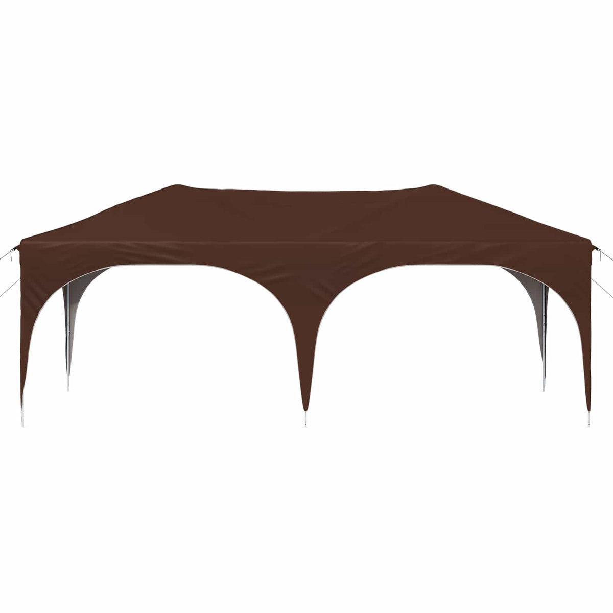 Pop-up Festtelt 575 x 288 x 245 cm Brun Oxford stof