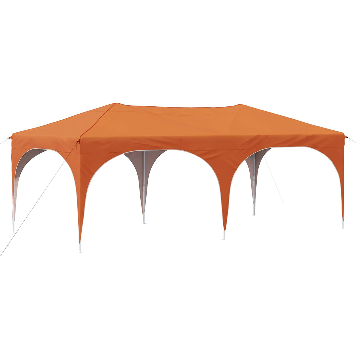 Pop-up Festtelt 575 x 288 x 245 cm Orange Oxford stof