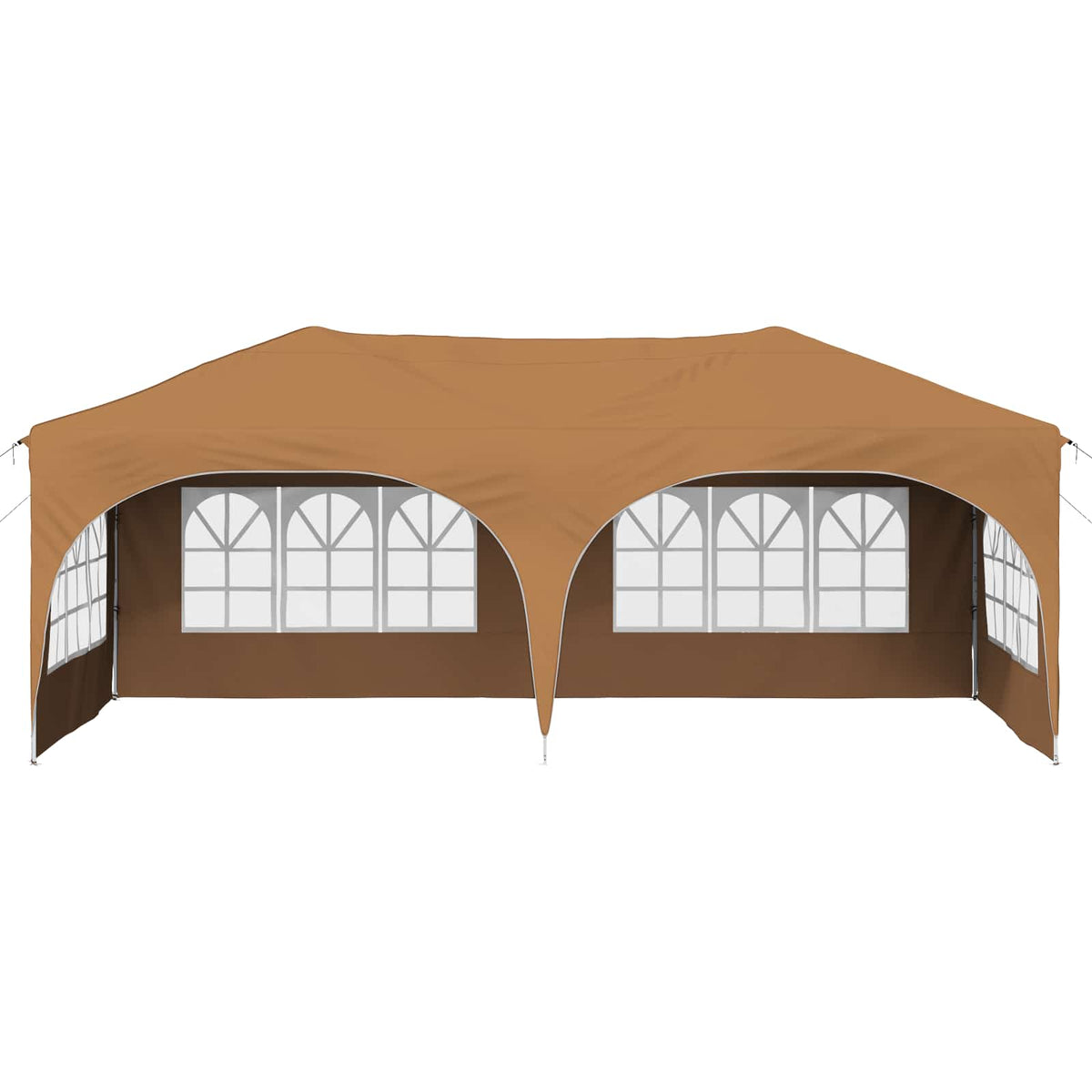 Pop-up Festtelt 575 x 288 x 245 cm Beige Oxford stof