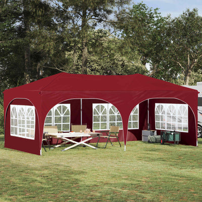 Pop-up Festtelt 575 x 288 x 245 cm Bordeaux Oxford stof