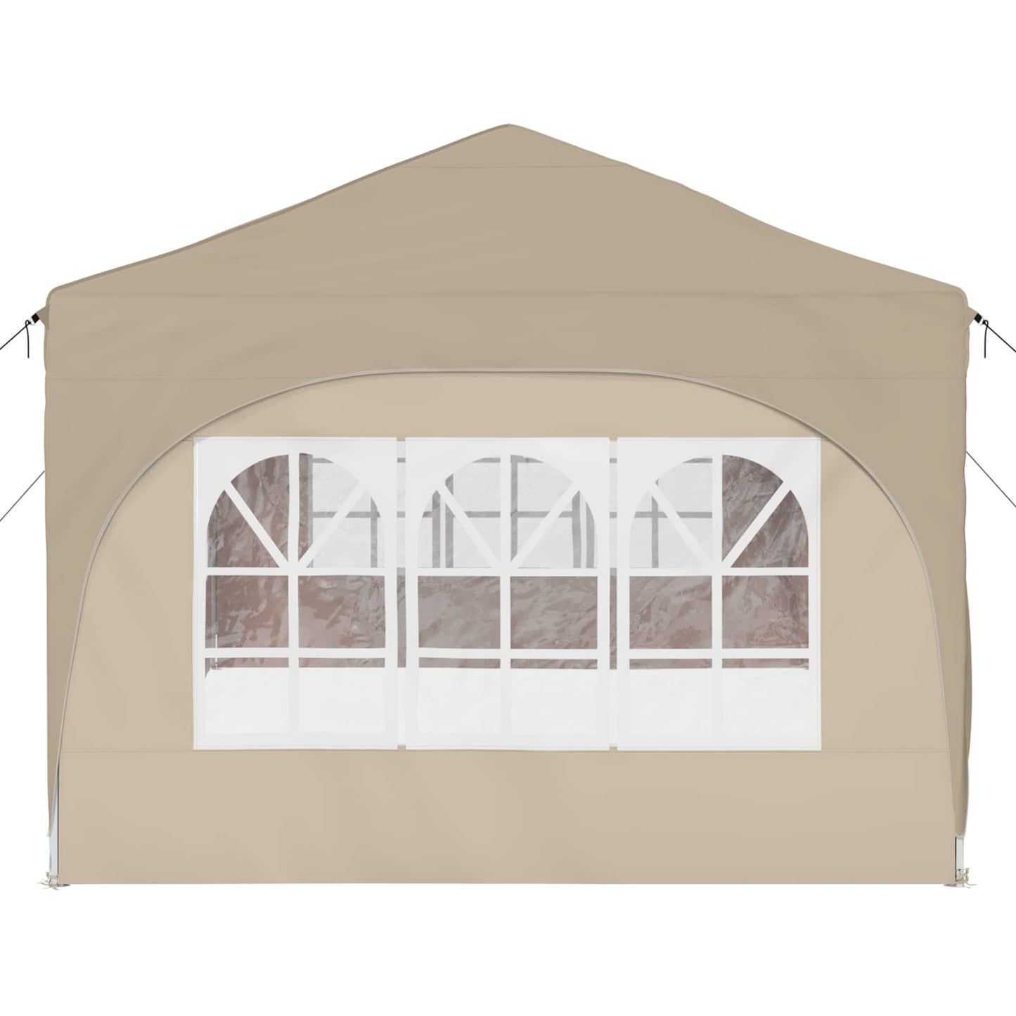 Pop-up Festtelt 575 x 288 x 245 cm Cremefarvet Oxford stof
