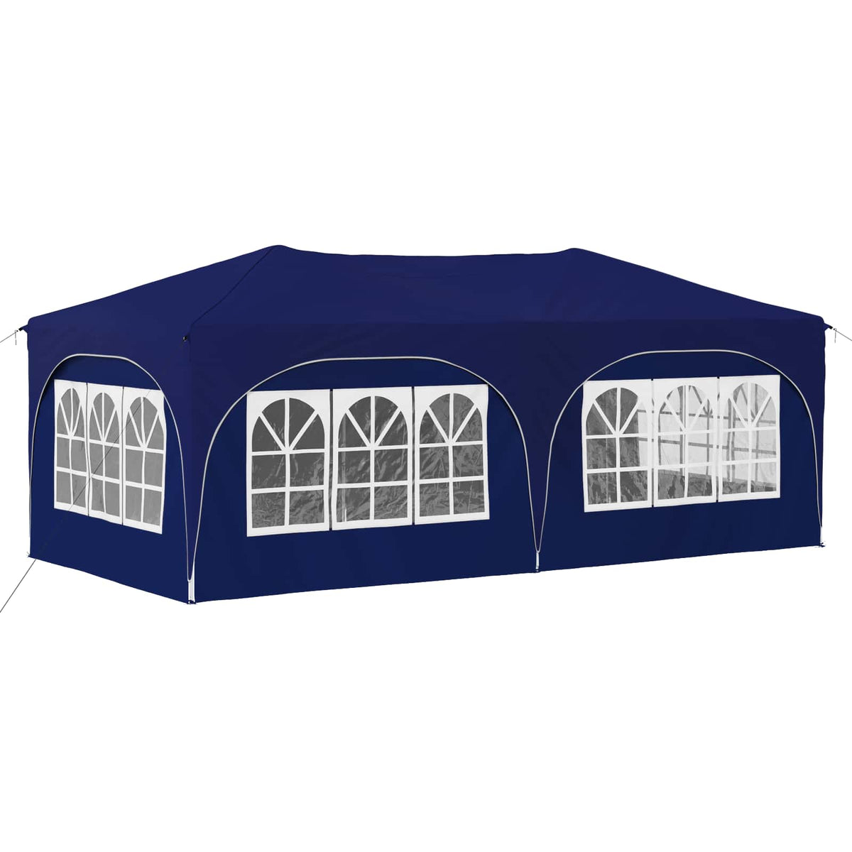 Pop-up Festtelt 575 x 288 x 245 cm Blå Oxford stof