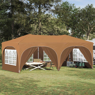 Pop-up Festtelt 575 x 288 x 245 cm Beige Oxford stof