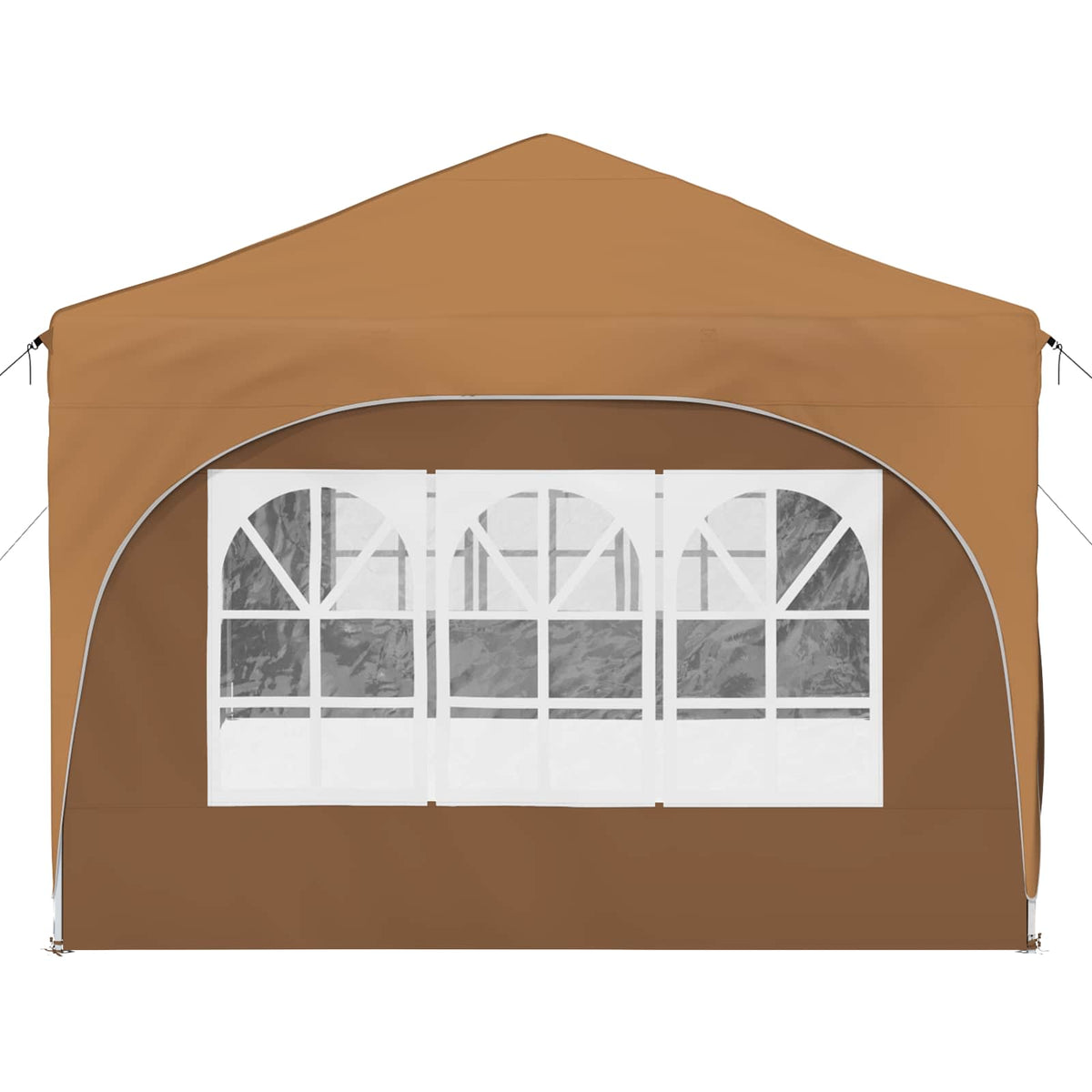 Pop-up Festtelt 575 x 288 x 245 cm Beige Oxford stof