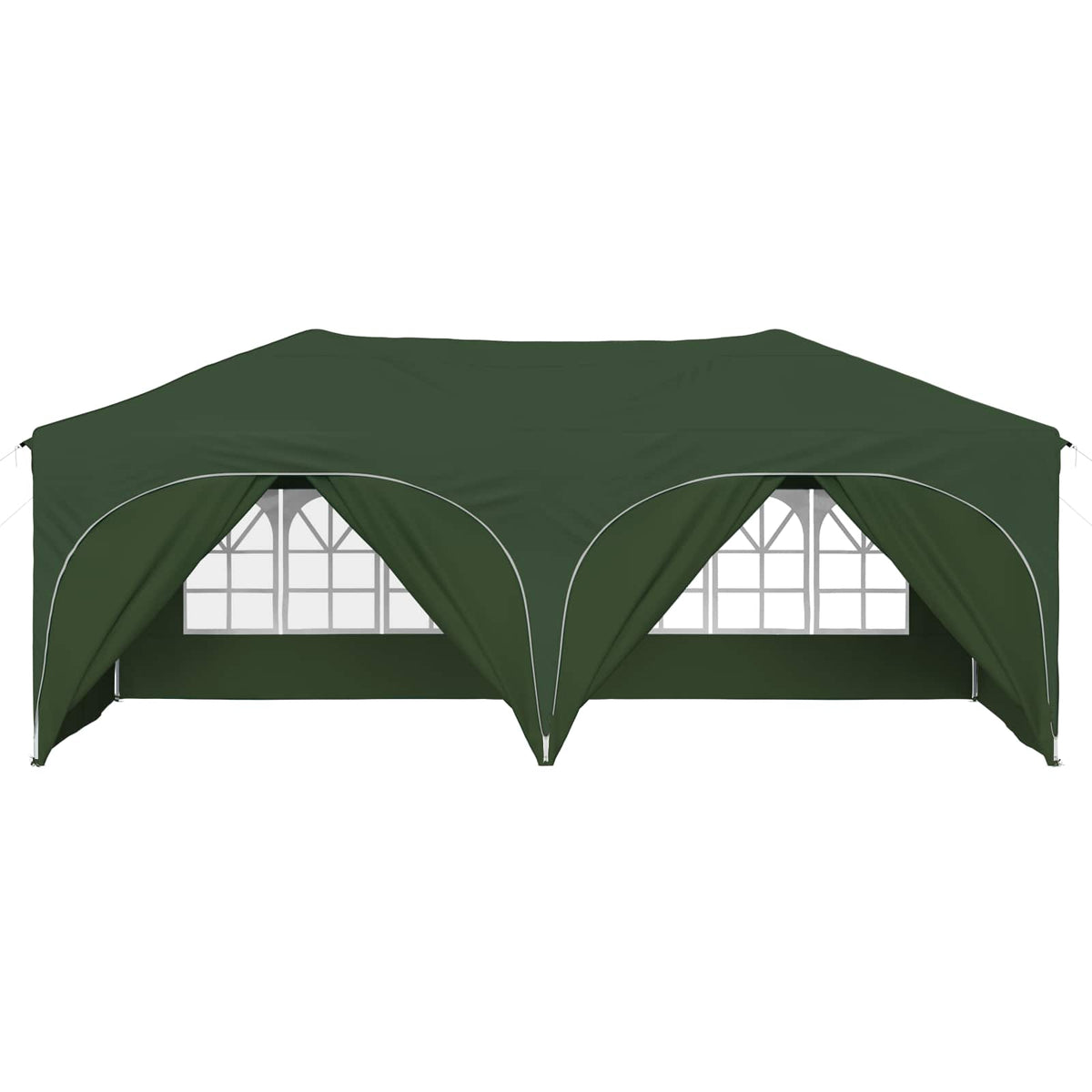 Pop-up Festtelt 575 x 288 x 245 cm Grøn Oxford stof