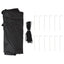 Pop-up Festtelt 575 x 288 x 245 cm Sort Oxford stof