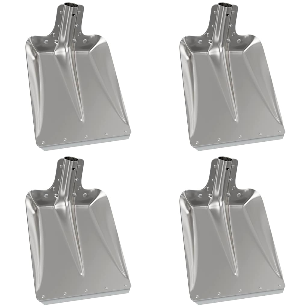 Skovlhoved 4 stk. Sølv 43 x 32,5 cm Aluminium