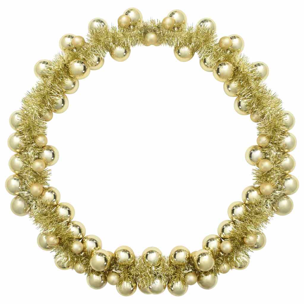 Jule Kugle Guirlande LED'er Guld 186 cm Polystyren