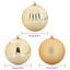 Juletræsbommelæt XL 9 stk. Guld Ø 15 cm Plastik