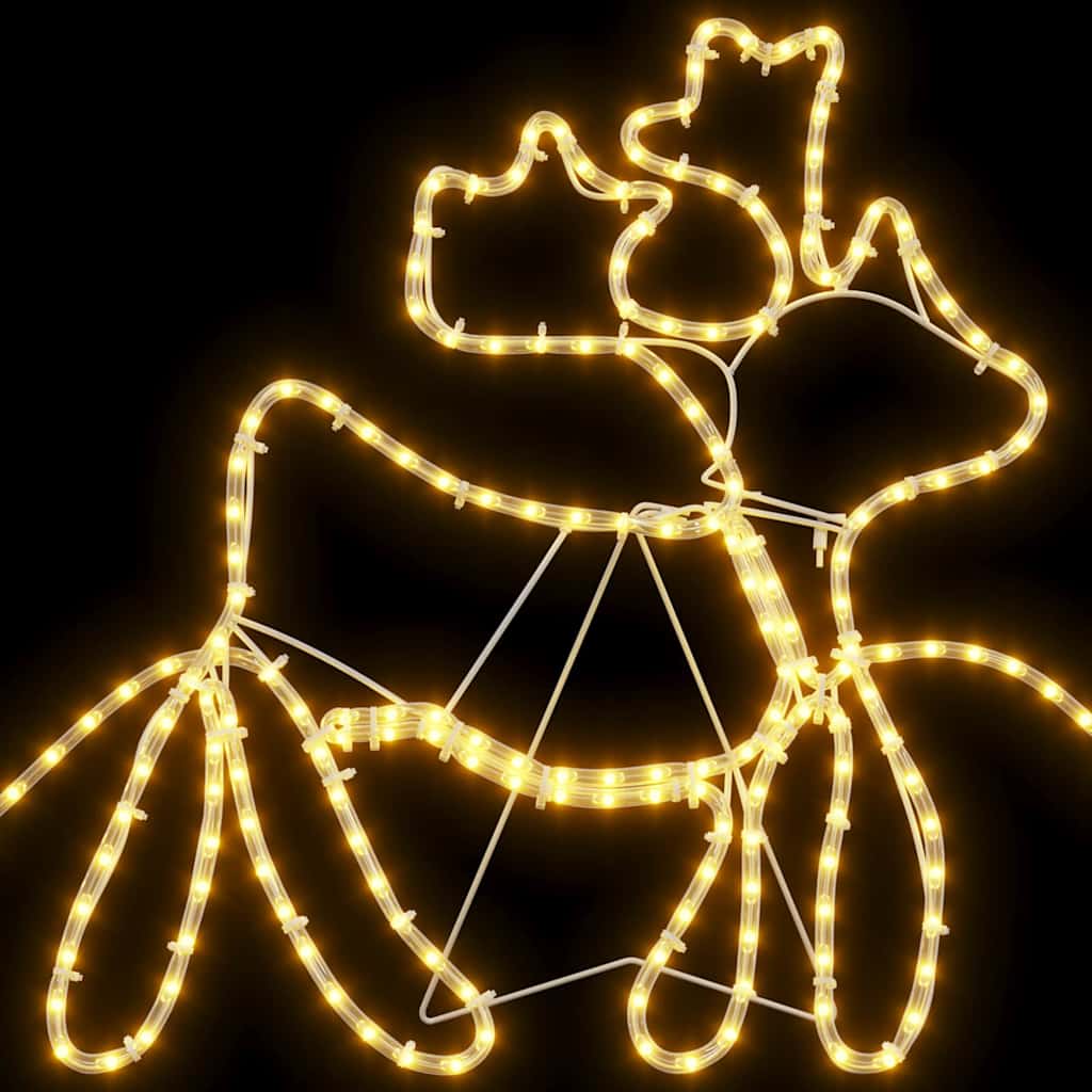 Juledekoration 1224 LED'er Flerfarvet 69 x 79 cm PVC