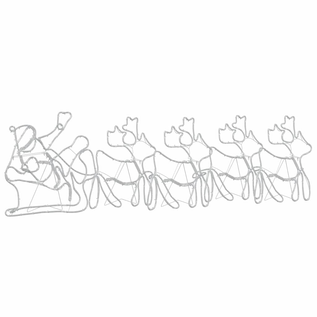 Juledekoration 1224 LED'er Flerfarvet 69 x 79 cm PVC