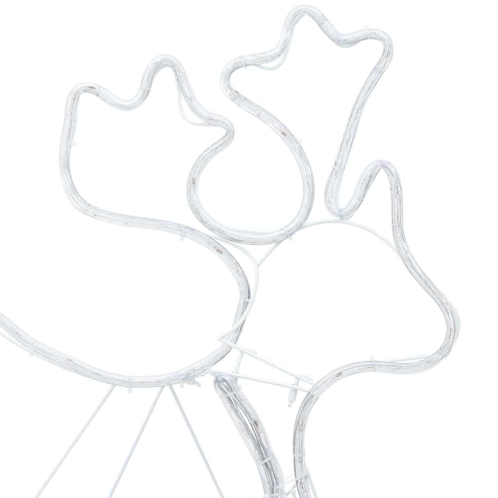 Juledekoration LED'er Flerfarvet 69 x 79 cm PVC