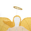 Lyst hjørne LED'er Varm hvid 116 x 29 x 158.5 cm Polyester