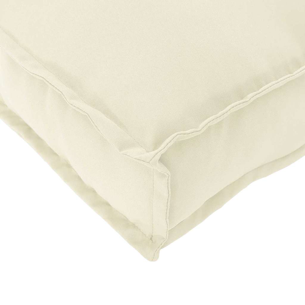 Pudesæt Oxford stof Creme 120 x 50 x 52 cm