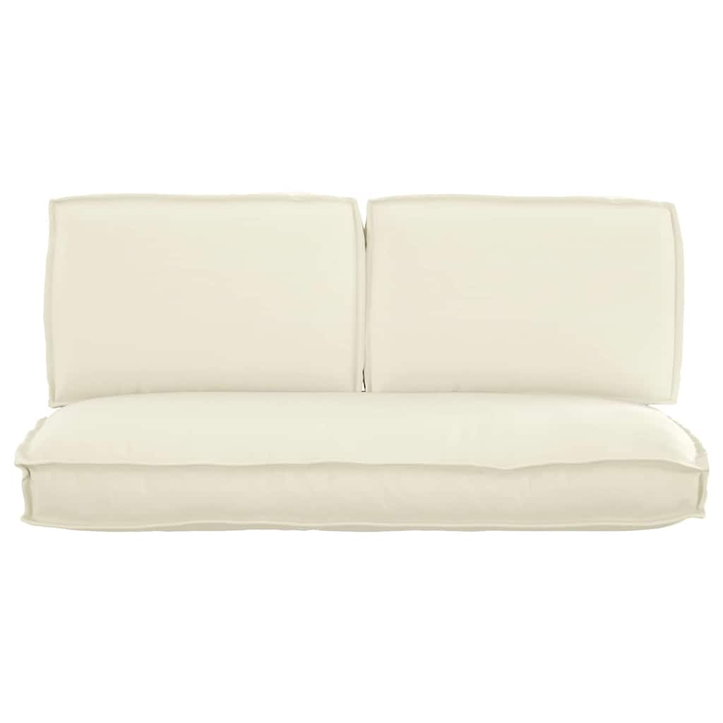 Pudesæt Oxford stof Creme 120 x 50 x 52 cm