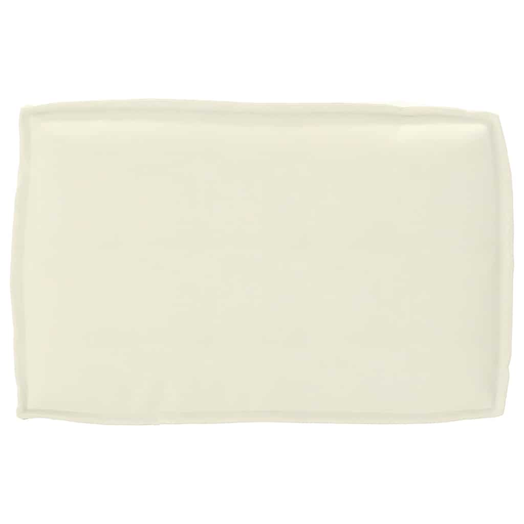 Pudesæt Oxford stof Creme 120 x 50 x 52 cm