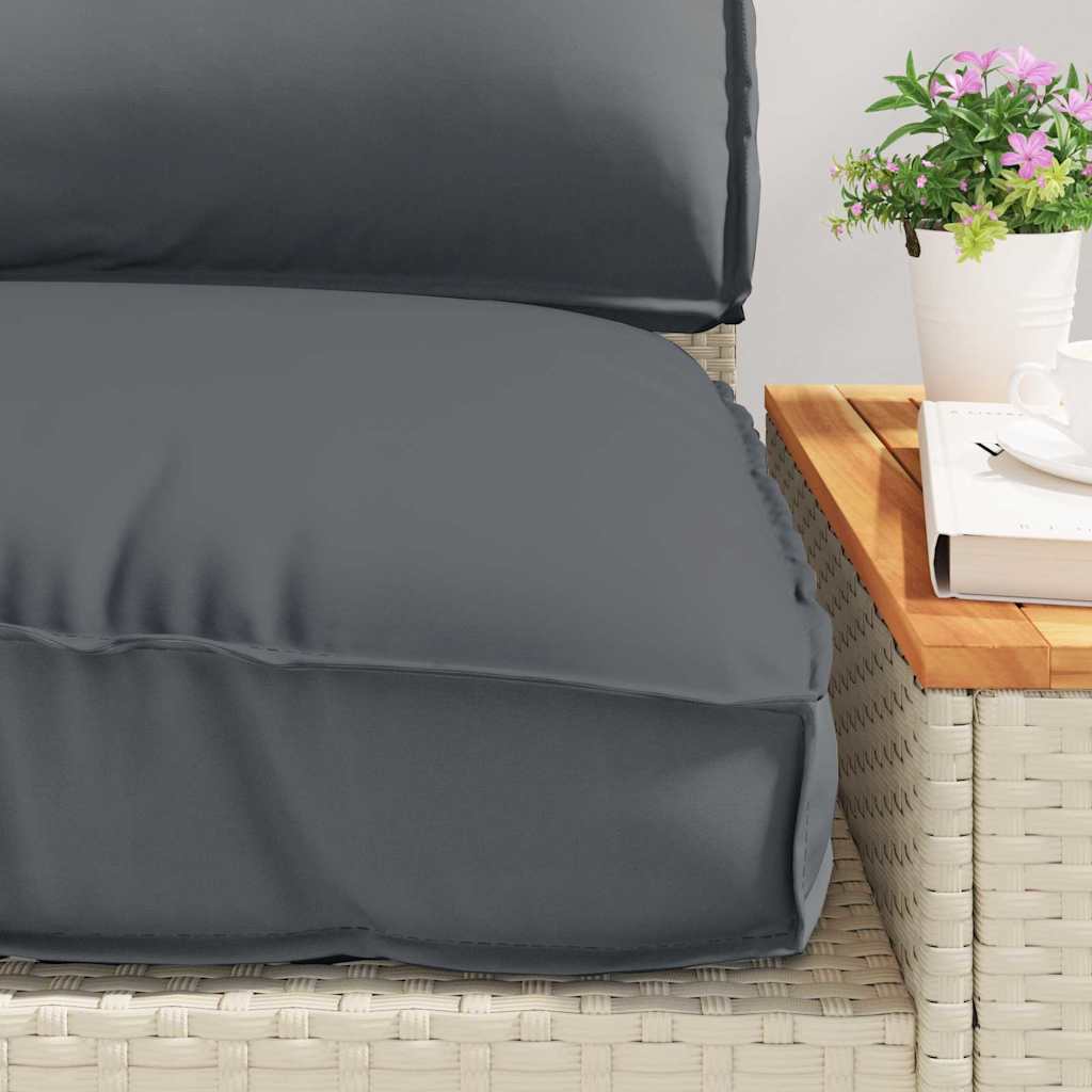 Pudesæt Oxford stof Antracit 120 x 80 x 52 cm