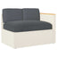 Pudesæt Oxford stof Antracit 120 x 80 x 52 cm