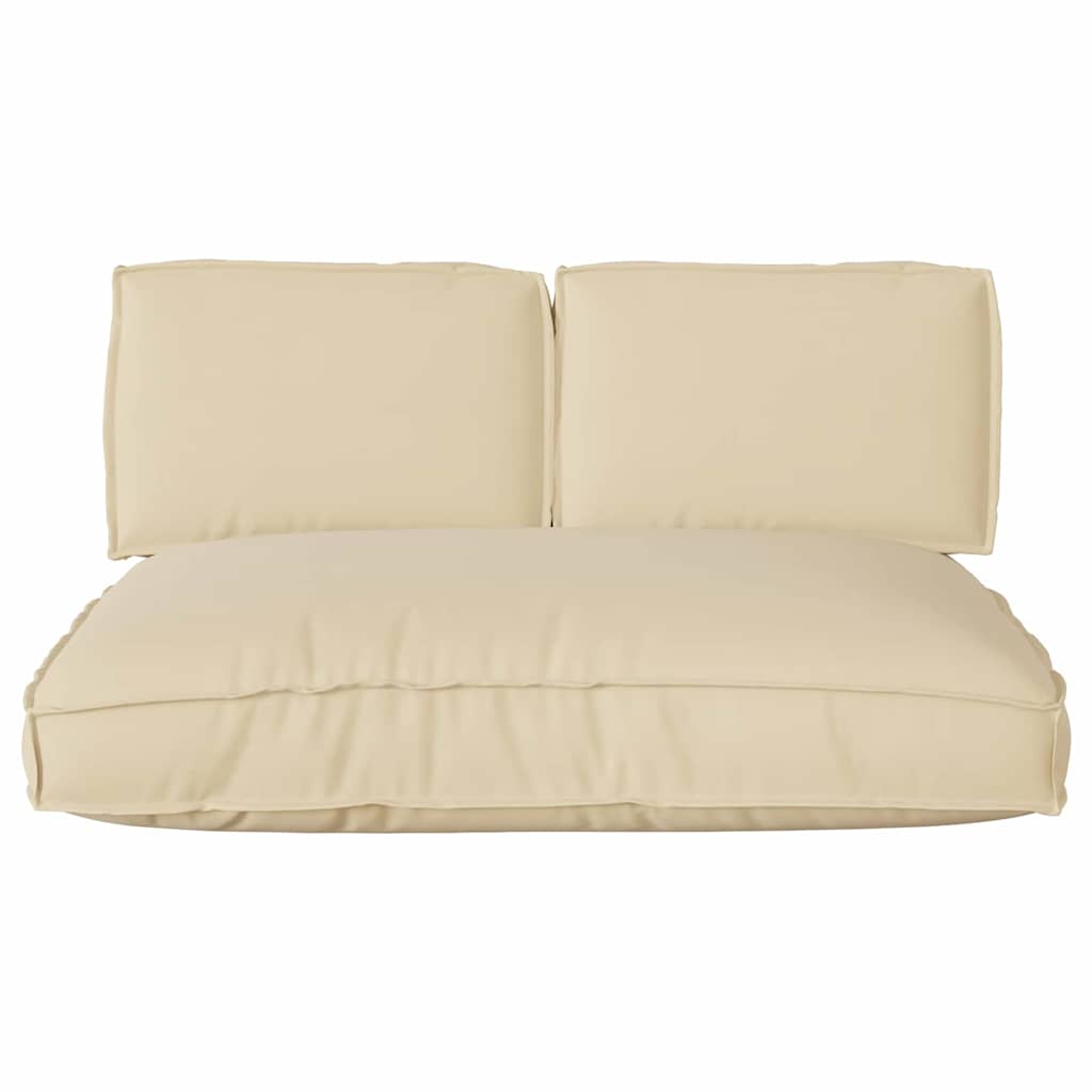 Pudesæt Oxford stof Beige 120 x 80 x 52 cm